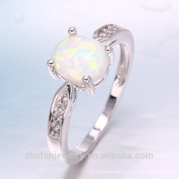 2018 Neues Design weißer Opal Sterling Zirkonia für die Dekoration